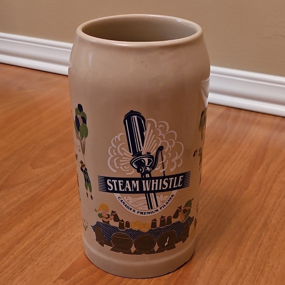 Ceramic Beer Stein - Cream